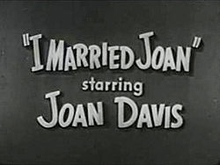I Married Joan Title Card